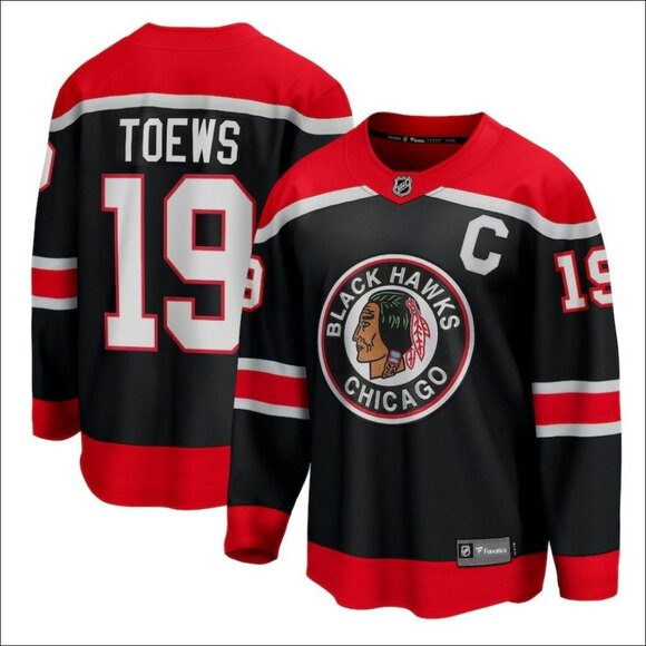 Fanatics Chicago Blackhawks Toews 20/21 Special Edition Breakaway Jersey-Size M - Picture 1 of 14